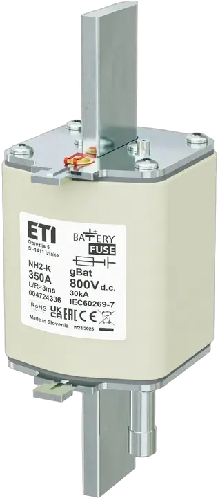 Kép erről: NH2/K gBat 350A/800V DC