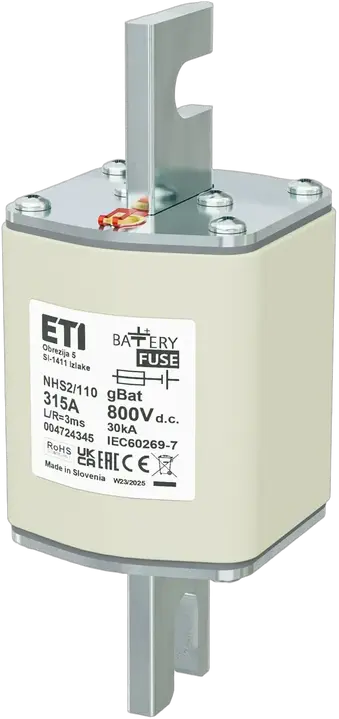 Kép erről: NHS2/110 gBat 315A/800V DC