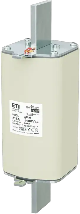Kép erről: *NH3L gBat 315A/1100V DC
