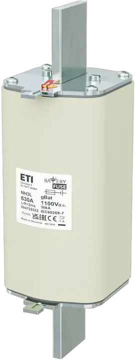 Kép erről: *NH3L gBat 630A/1100V DC