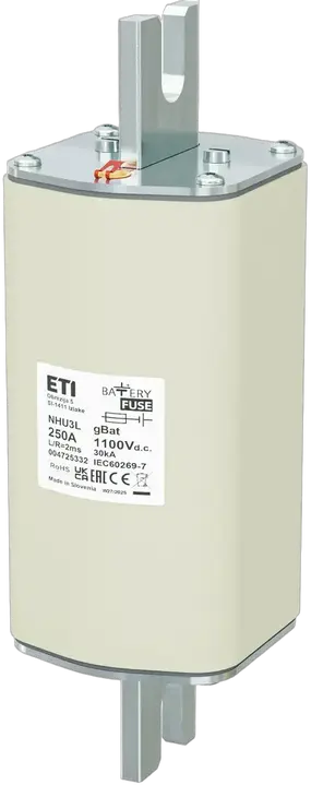 Kép erről: *NHU3L gBat 250A/1100V DC
